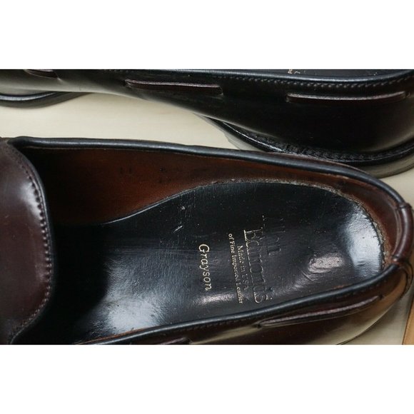 Allen Edmonds Grayson Shell Cordovan Model 8287 Tassle Loafers Sz 11B - Picture 9 of 10